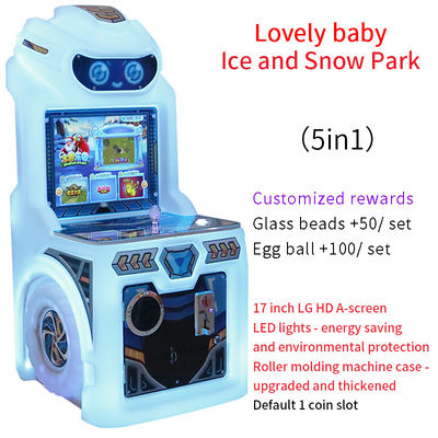 17 اینچ سیمulator بازی Arcade با سکه Snow Park Joystick Game Machine